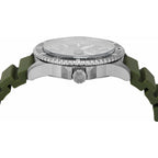 Emporio Armani World Explorer AR11638 42mm Men's Quartz Watch – Emerald Green Sunray & Green Rubber Strap