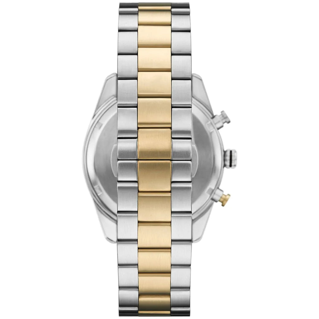 Emporio Armani Racer AR11678 42mm Men's Chronograph Watch – Two-Tone & Two-Tone Stainless Steel Bracelet