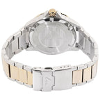 Emporio Armani World Explorer AR11682 42mm Men's Quartz Watch – Navy Blue Sunray & Two-Tone Stainless Steel Bracelet