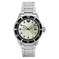 Emporio Armani World Explorer AR11683 42mm Men's Quartz Watch – Silver Sunray & Silver Stainless Steel Bracelet