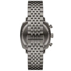Emporio Armani Carlo AR11689 44mm Men's Chronograph Watch – Gunmetal Sunray & Gunmetal Stainless Steel Bracelet
