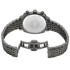Emporio Armani Carlo AR11689 44mm Men's Chronograph Watch – Gunmetal Sunray & Gunmetal Stainless Steel Bracelet