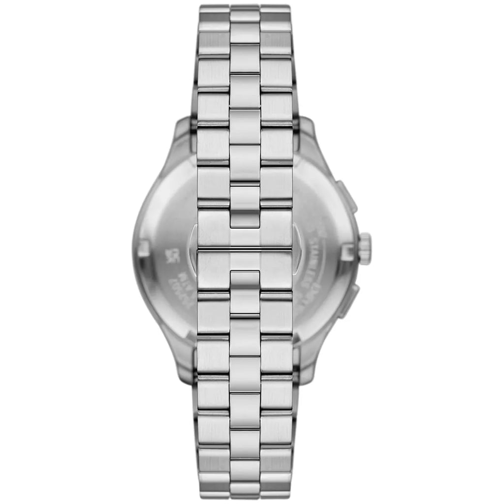 Emporio Armani Dario AR11691 43mm Men's Chronograph Watch – Black Sunray & Silver Stainless Steel Bracelet