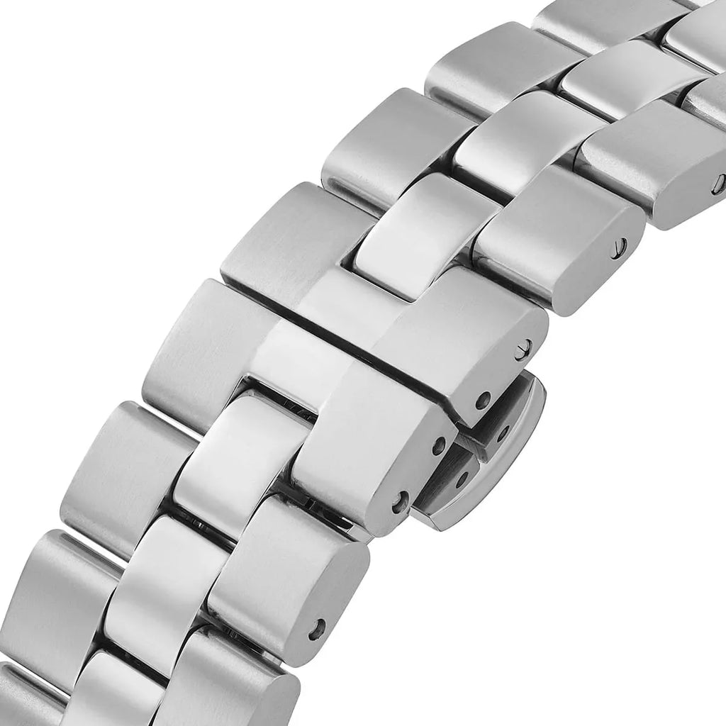 Emporio Armani Dario AR11691 43mm Men's Chronograph Watch – Black Sunray & Silver Stainless Steel Bracelet