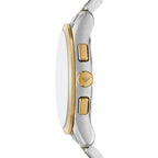 Emporio Armani Dario AR11692 43mm Men's Chronograph Watch – Green Sunray & Silver Stainless Steel Bracelet