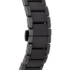 Emporio Armani Ceramica AR1452 43mm Men's Chronograph Watch – Black & Silver-Tone Stainless Steel Bracelet