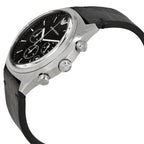 Emporio Armani Signature AR1975 43mm Men's Chronograph Watch – Brown Sunray & Brown Genuine Leather Strap