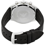 Emporio Armani Signature AR1975 43mm Men's Chronograph Watch – Brown Sunray & Brown Genuine Leather Strap