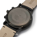 Emporio Armani Renato AR2461 46mm Men's Chronograph Watch – Black & Black Genuine Leather Strap