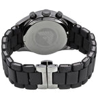 Emporio Armani Tazio AR5889 43mm Men's Chronograph Watch – Grey & Gunmetal Genuine Leather Strap