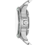 Emporio Armani Meccanico AR60061 Men's Automatic Watch – Green Skeleton & Silver-Tone Stainless Steel Bracelet