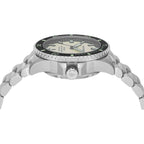 Emporio Armani Sea Explorer AR60083 42mm Men's Automatic Watch – Yellow & Silver-Tone Stainless Steel Bracelet