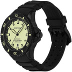 Emporio Armani Sea Explorer AR60085 42mm Men's Automatic Watch – Yellow & Black Rubber Strap