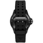 Emporio Armani Sea Explorer AR60085 42mm Men's Automatic Watch – Yellow & Black Rubber Strap