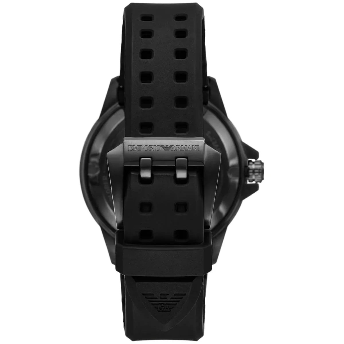 Emporio Armani Sea Explorer AR60085 42mm Men's Automatic Watch – Yellow & Black Rubber Strap