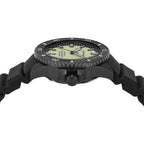 Emporio Armani Sea Explorer AR60085 42mm Men's Automatic Watch – Yellow & Black Rubber Strap