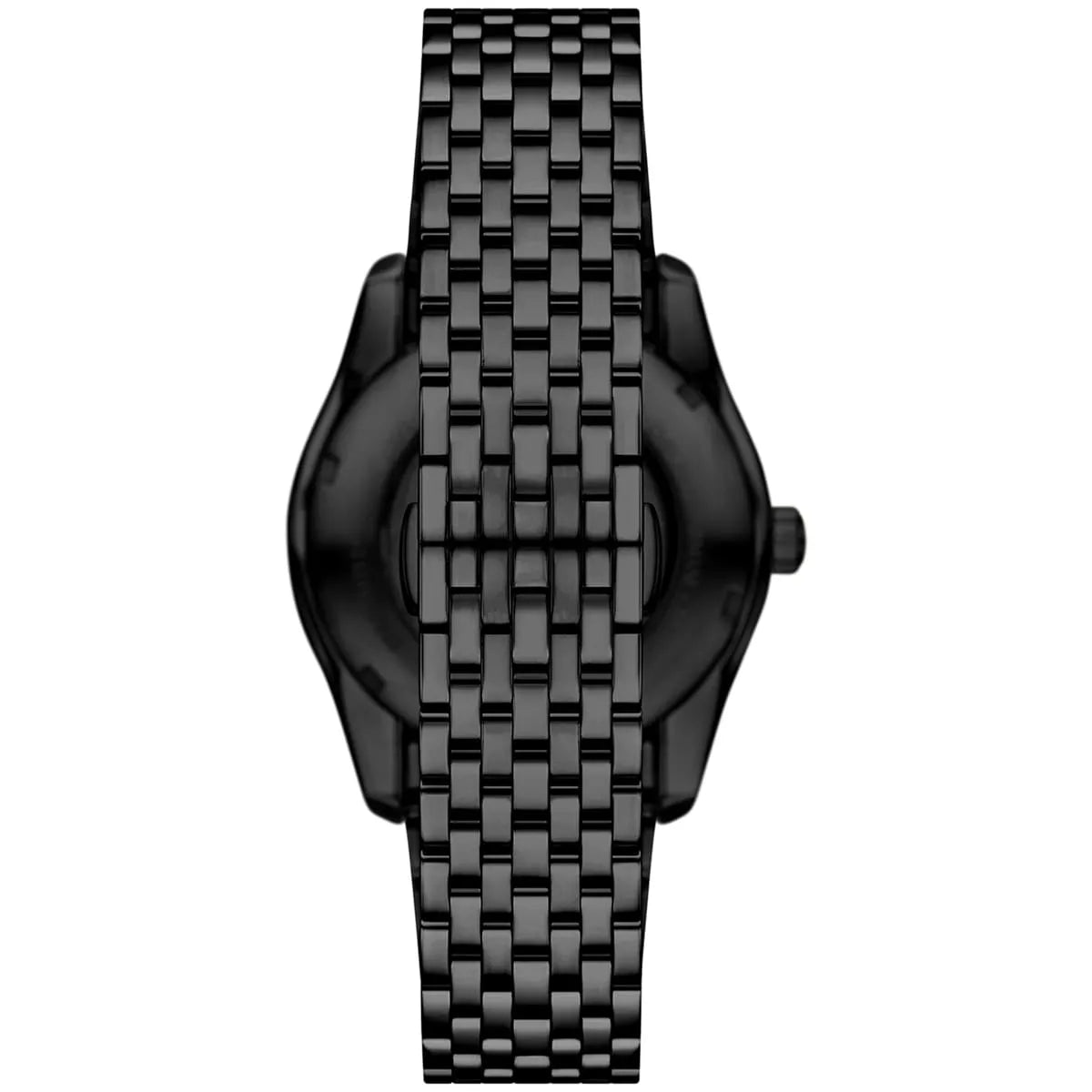 Emporio Armani Antonio AR60093 43mm Men's Automatic Watch – Black Skeleton & Black Stainless Steel Bracelet