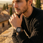 Emporio Armani Antonio AR60093 43mm Men's Automatic Watch – Black Skeleton & Black Stainless Steel Bracelet