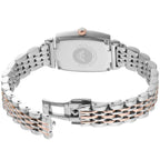 Emporio Armani Signature AR11519 26mm Women's Quartz Watch – Mother-of-Pearl Crystal-Set & Two-Tone Silver and Rose Gold Stainless Steel Bracelet