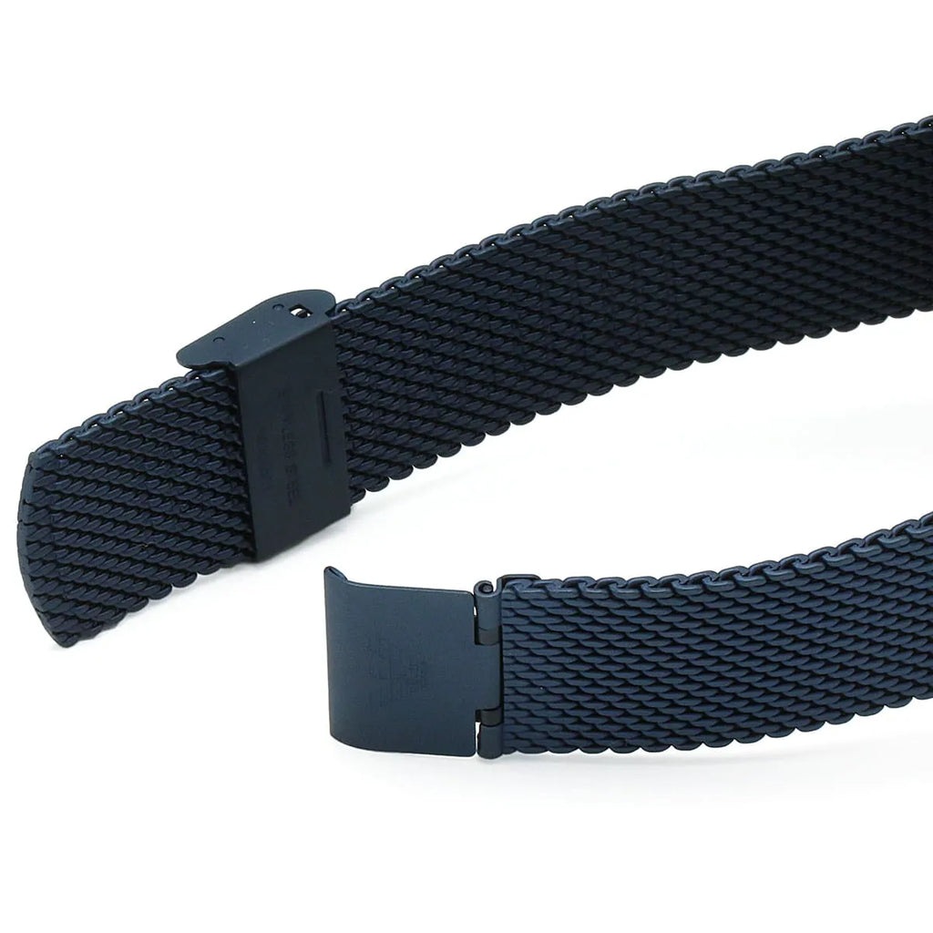 Emporio Armani Aviator AR11289 43mm Men's Chronograph Watch – Blue & Blue Stainless Steel Mesh Bracelet