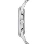 Emporio Armani Beta AR1879 43mm Men's Chronograph Watch – White & Silver-Tone Stainless Steel Bracelet