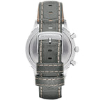 Emporio Armani Classic AR1861 43mm Men's Chronograph Watch – White & Black Genuine Leather Strap