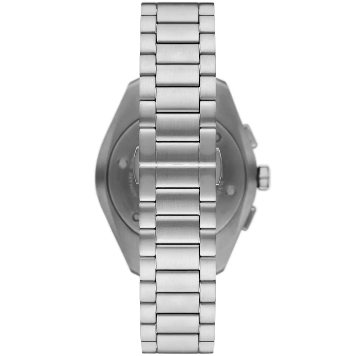 Emporio Armani Claudio AR11480 43mm Men's Chronograph Watch – Green Sunray & Silver Stainless Steel Bracelet