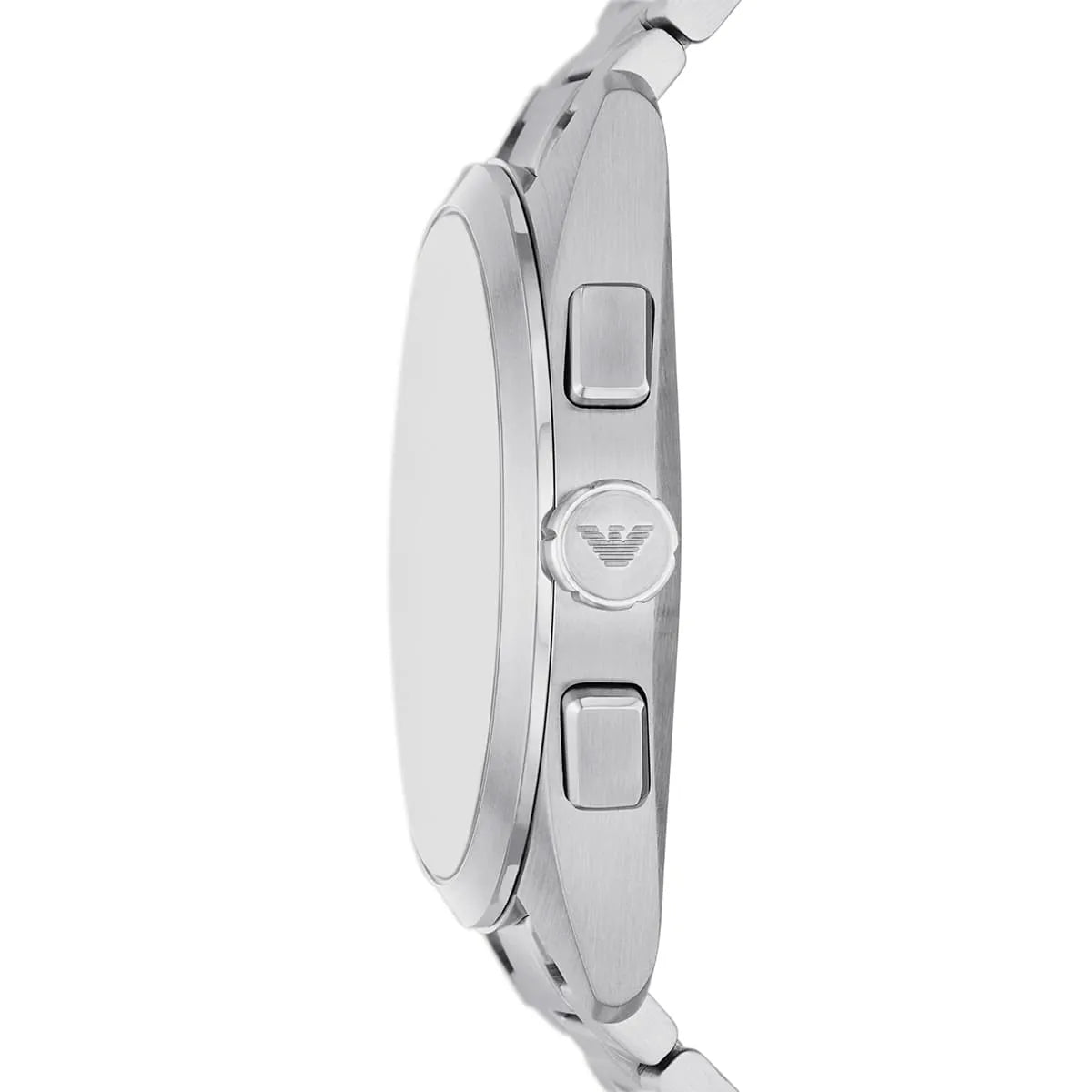Emporio Armani Claudio AR11480 43mm Men's Chronograph Watch – Green Sunray & Silver Stainless Steel Bracelet