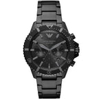Emporio Armani Diver AR11363 Men's Chronograph Watch – Black & Black Stainless Steel Bracelet