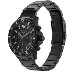 Emporio Armani Diver AR11363 Men's Chronograph Watch – Black & Black Stainless Steel Bracelet