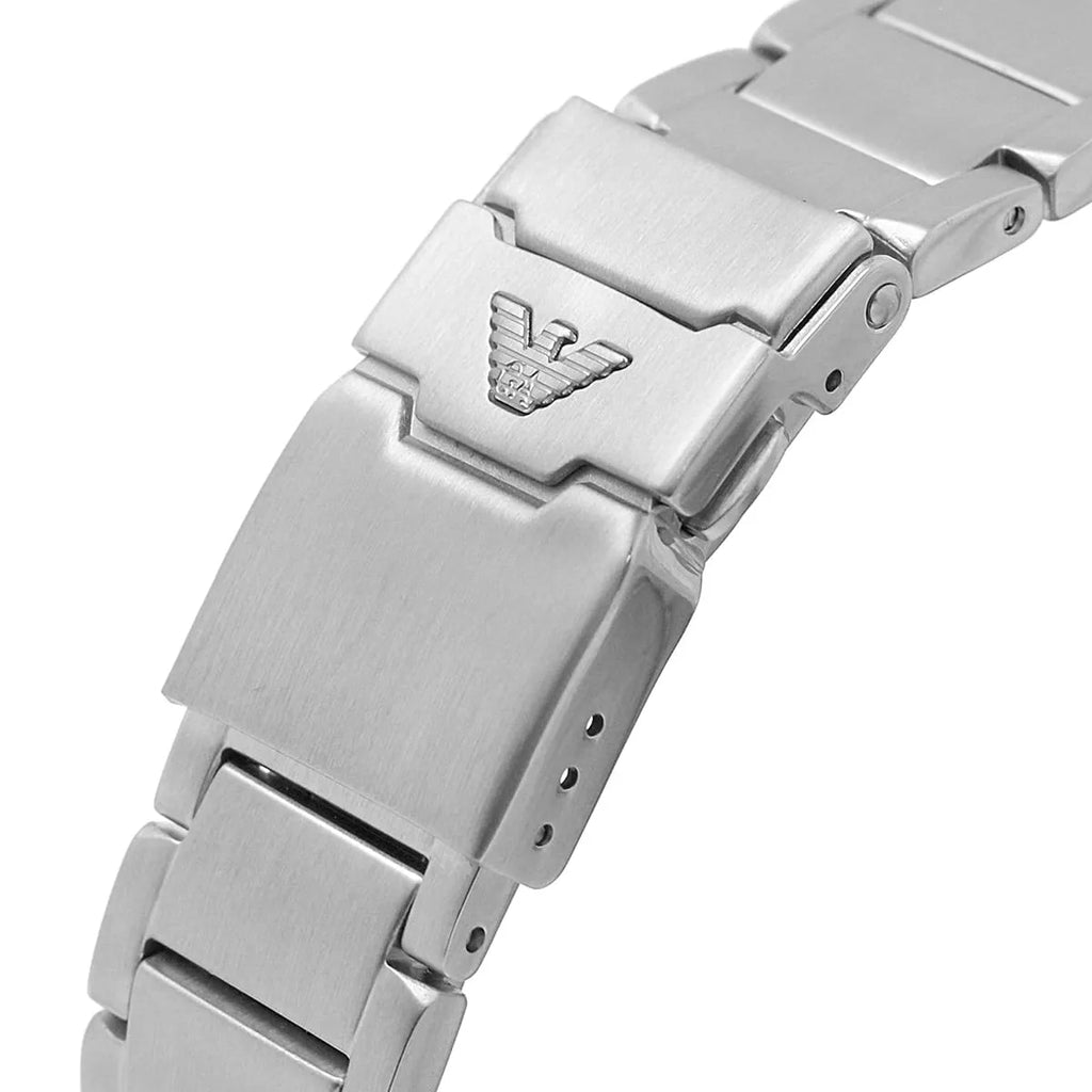 Emporio Armani Diver AR11500 Men's Chronograph Watch – Green Sunray & Green Stainless Steel Bracelet
