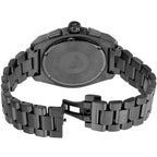 Emporio Armani Federico AR11561 43mm Men's Chronograph Watch – Gunmetal Sunray & Gunmetal Stainless Steel Bracelet