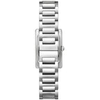 Emporio Armani Genni AR11625 32mm Women's Quartz Watch – White Mother-of-Pearl Crystal-Set & Silver Stainless Steel Bracelet