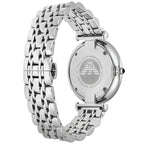 Emporio Armani Gianni AR1676 40mm Men's Quartz Watch – Black & Silver-Tone Stainless Steel Bracelet