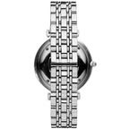 Emporio Armani Gianni AR1676 40mm Men's Quartz Watch – Black & Silver-Tone Stainless Steel Bracelet