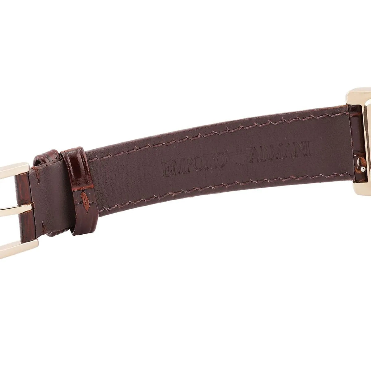 Emporio Armani Gino AR11665 Men's Quartz Watch – Cream & Black Genuine Leather Strap