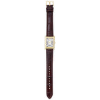 Emporio Armani Gino AR11665 Men's Quartz Watch – Cream & Black Genuine Leather Strap