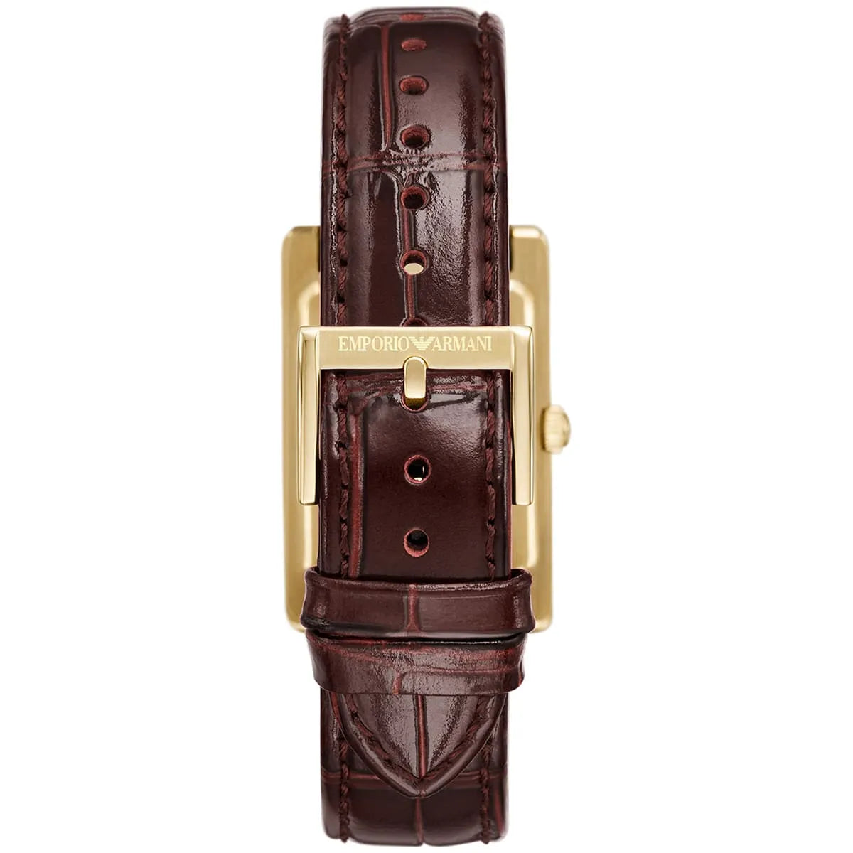 Emporio Armani Gino AR11665 Men's Quartz Watch – Cream & Black Genuine Leather Strap