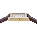 Emporio Armani Gino AR11665 Men's Quartz Watch – Cream & Black Genuine Leather Strap