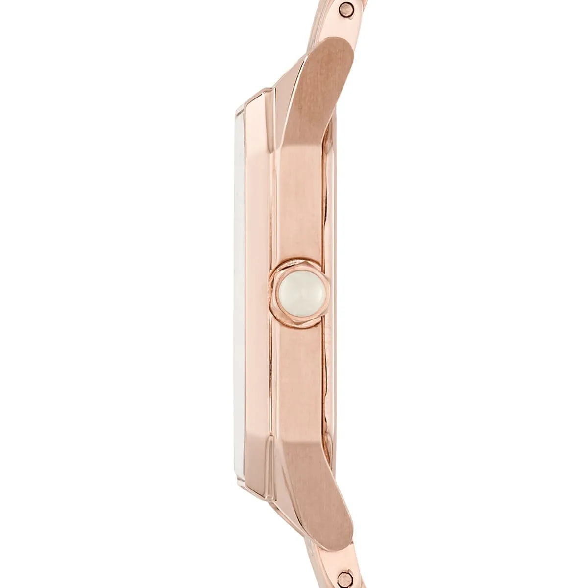 Emporio Armani Gioia AR11147 21mm Women's Quartz Watch – White Mother-of-Pearl & Rose Gold-Tone Stainless Steel Bracelet