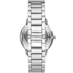Emporio Armani Giovanni AR11227 43mm Men's Chronograph Watch – Blue Sunray & Black Stainless Steel Bracelet
