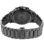 Emporio Armani Giovanni AR11348 43mm Men's Chronograph Watch – Navy Blue Sunray & Navy Blue Genuine Leather Strap