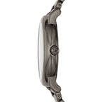 Emporio Armani Luigi AR11155 43mm Men's Quartz Watch – Gunmetal Textured & Gunmetal Stainless Steel Bracelet