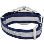 Emporio Armani Luigi AR11212 Men's Quartz Watch – Peach Sunray & Navy Blue Textile Strap