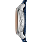 Emporio Armani Luigi AR11212 Men's Quartz Watch – Peach Sunray & Navy Blue Textile Strap