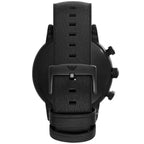 Emporio Armani Luigi AR11351 Men's Chronograph Watch – Blue Sunray & Black Genuine Leather Strap