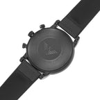 Emporio Armani Luigi AR11351 Men's Chronograph Watch – Blue Sunray & Black Genuine Leather Strap