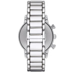 Emporio Armani Luigi AR1853 41mm Men's Chronograph Watch – Black & Silver-Tone Stainless Steel Bracelet