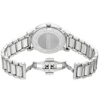 Emporio Armani Luigi AR1854 41mm Men's Quartz Watch – White & Silver-Tone Stainless Steel Bracelet
