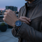 Emporio Armani Luigi AR1979 46mm Men's Chronograph Watch – Gunmetal Sunray & Gunmetal Stainless Steel Mesh Bracelet